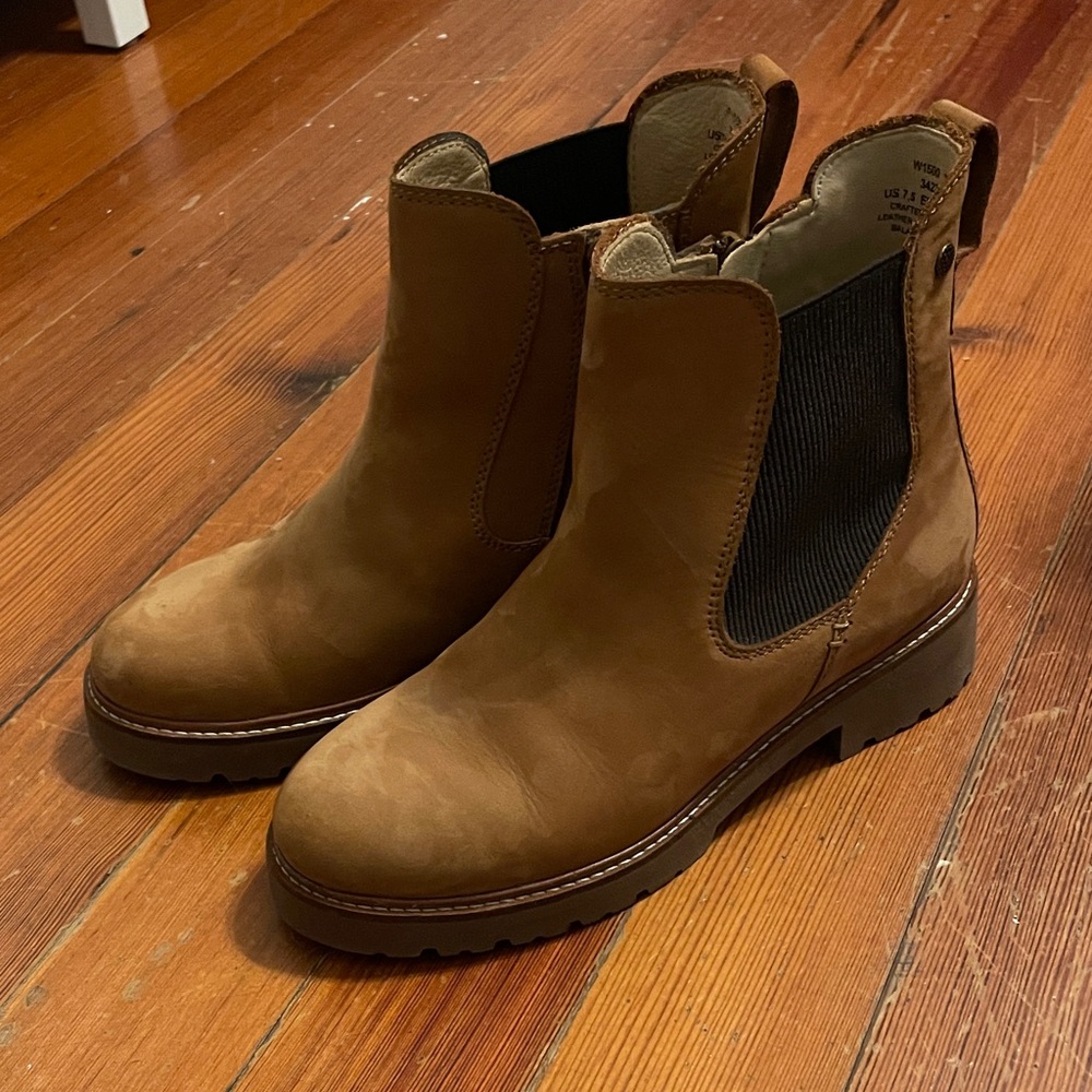 Samuel Hubbard brown leather Chelsea boots women’s 7.5